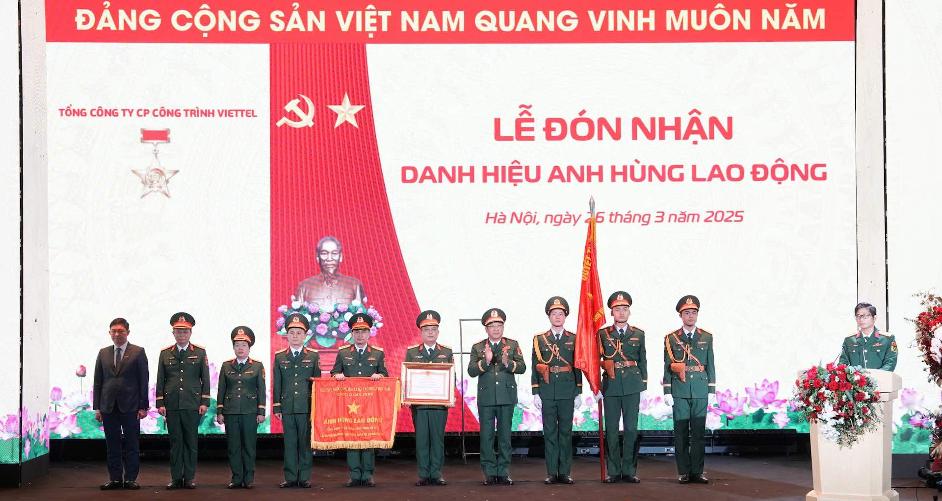 Viettel Construction đón nhận danh hiệu Anh hùng lao động