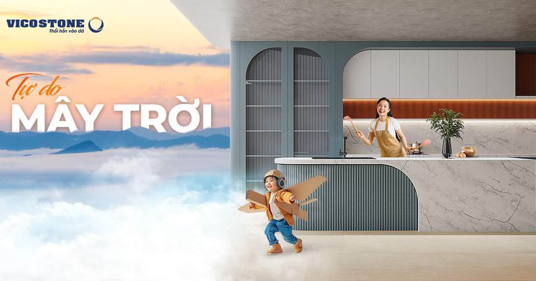 Vicostone ra mắt bộ sưu tập ‘Tự do mây trời’ Vicostone ra mắt bộ sưu tập ‘Tự do mây trời’