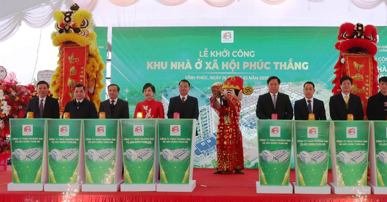 Tháo gỡ khó khăn, Vĩnh Phúc khởi công dự án nhà ở xã hội quy mô 252 căn hộ Tháo gỡ khó khăn, Vĩnh Phúc khởi công dự án nhà ở xã hội quy mô 252 căn hộ