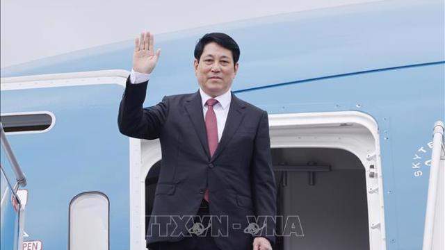 Chủ tịch nước Lương Cường lên đường thăm cấp Nhà nước tới Cộng hòa Dân chủ Nhân dân Lào