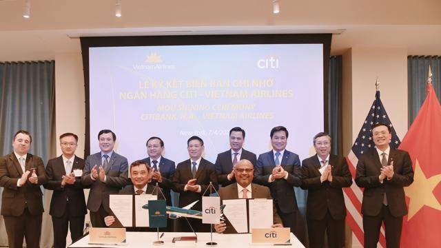 Vietnam Airlines ký thỏa thuận hơn 560 triệu USD với Ngân hàng Citi, mở đường hợp tác tài chính Việt Nam – Hoa Kỳ