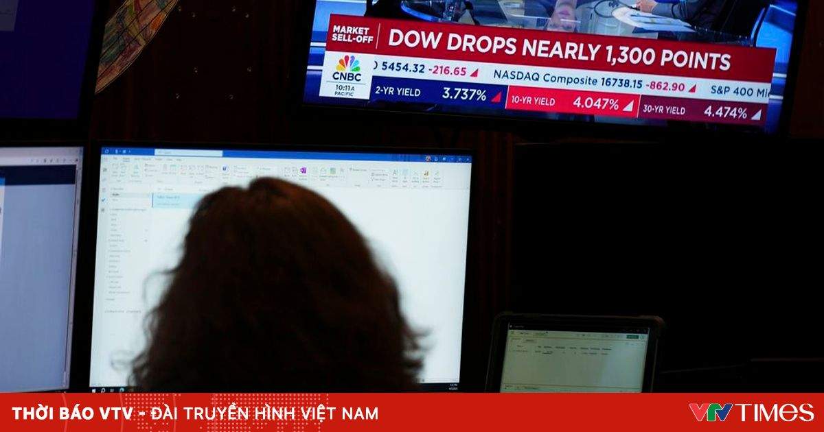Hợp đồng tương lai Dow Jones giảm hơn 1.000 điểm