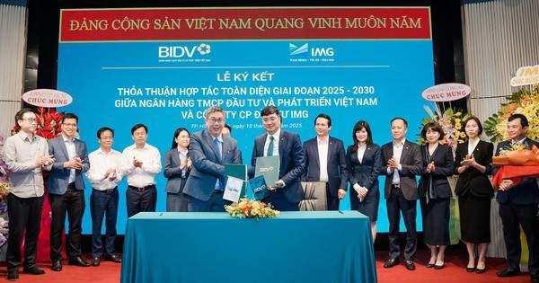 IMG Group và BIDV thiết lập hợp tác chiến lược toàn diện giai đoạn 2025–2030
