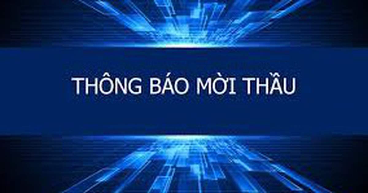 Thông báo mời thầu Thông báo mời thầu
