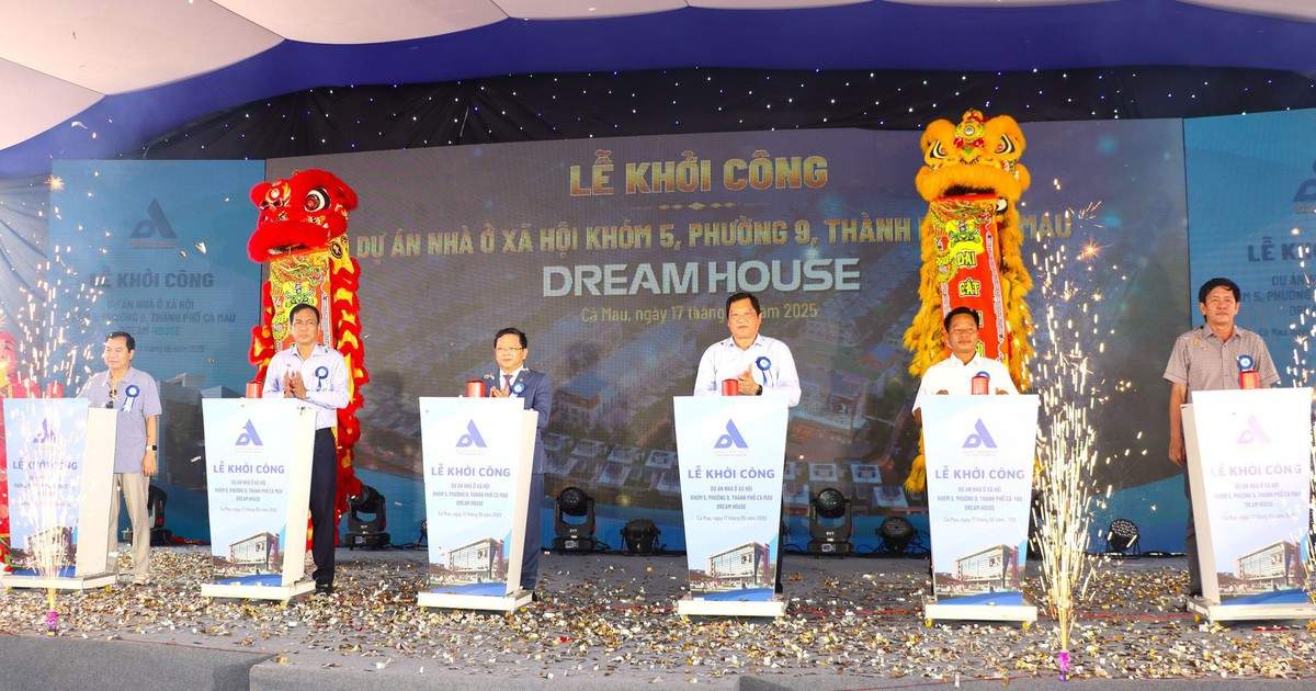 Cà Mau khởi công dự án gần 1.000 căn nhà ở xã hội Cà Mau khởi công dự án gần 1.000 căn nhà ở xã hội
