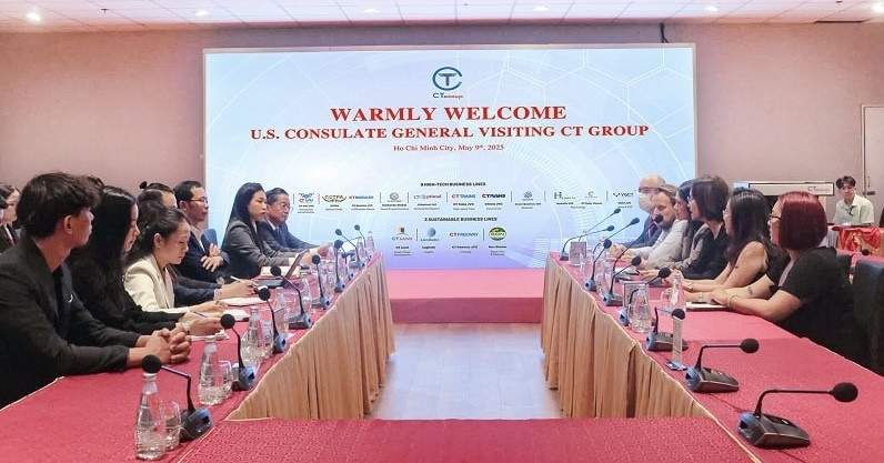 Tổng Lãnh sự quán Hoa Kỳ làm việc cùng CT Group