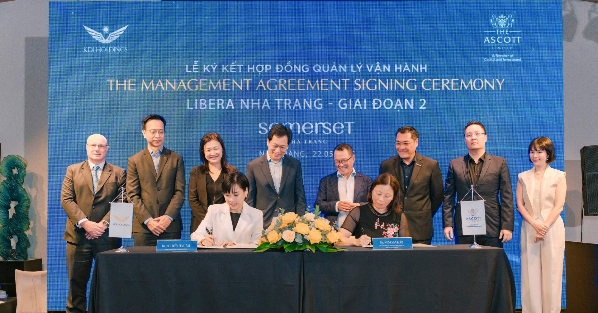 KDI Holding ‘bắt tay’ The Ascott Limited quản lý vận hành Somerset Nha Trang