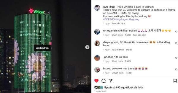 Cộng đồng fan K-pop toàn cầu xôn xao trước tòa nhà hoa cúc của VPBank