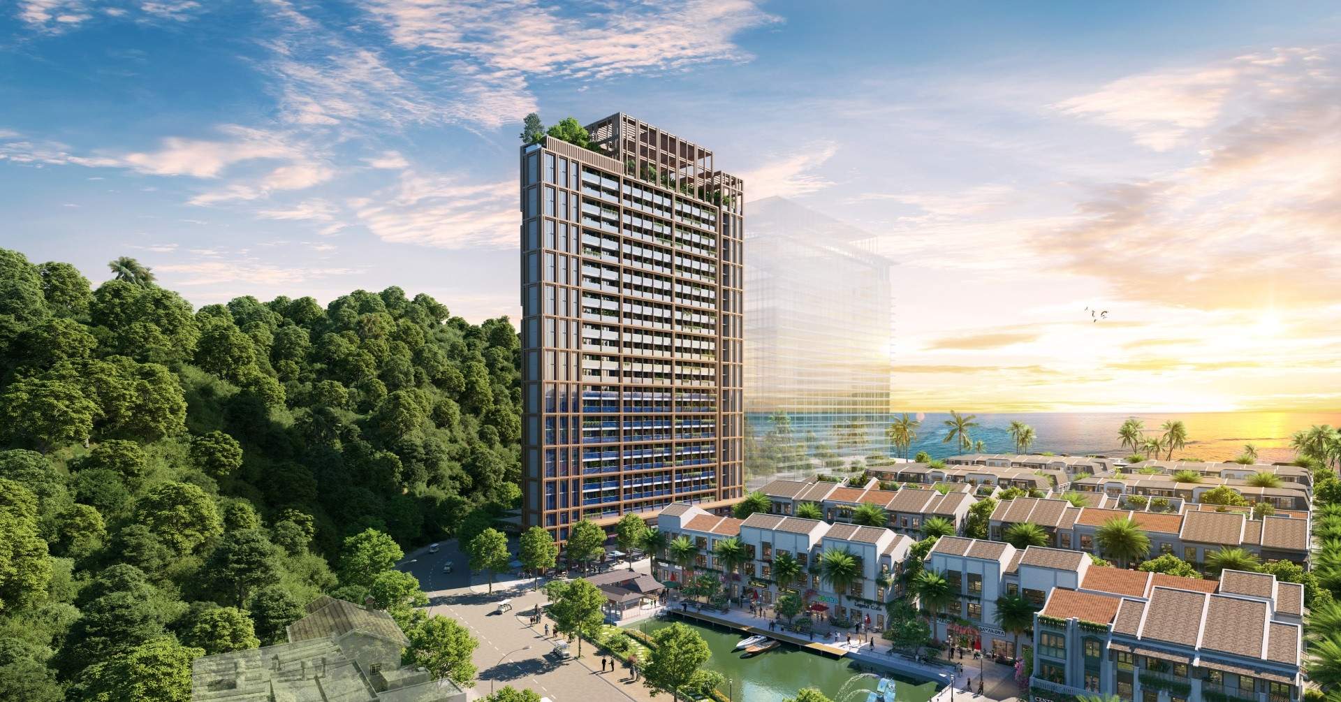Tòa tháp căn hộ The Xanh 2 kiến tạo không gian sống đa năng tại Cát Bà  