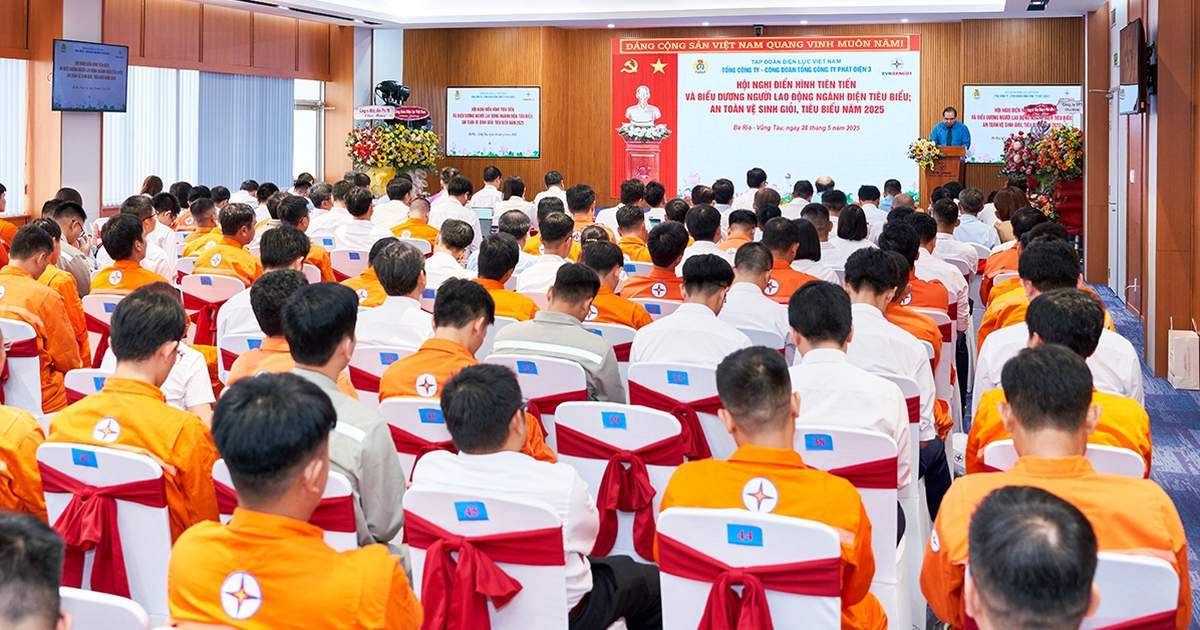 EVNGENCO3 vinh danh 38 điển hình tiên tiến, 42 lao động tiêu biểu năm 2025