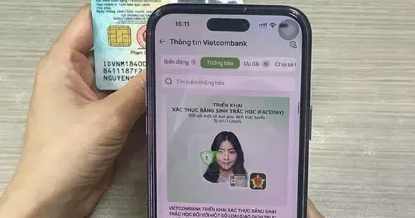 Sắp đóng tài khoản ngân hàng chưa xác thực sinh trắc học