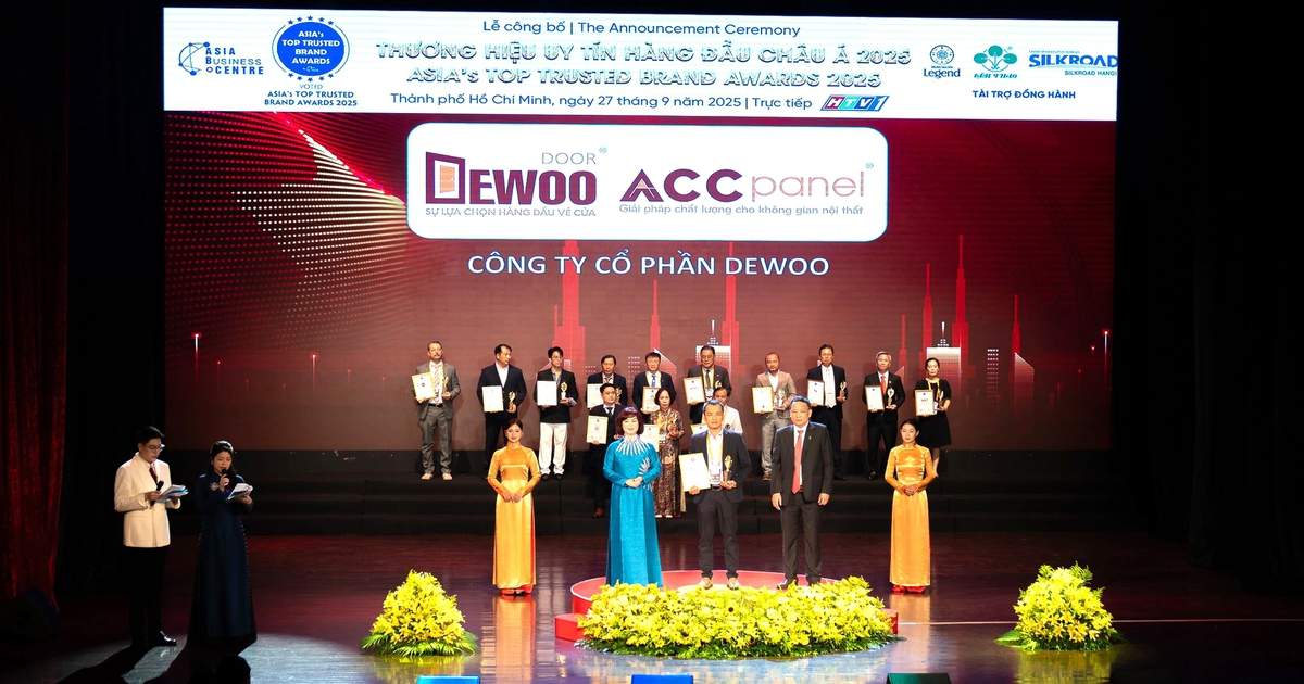 DEWOO Group được vinh danh Top 100 Thương hiệu Uy tín Hàng đầu Châu Á 2025 DEWOO Group được vinh danh Top 100 Thương hiệu Uy tín Hàng đầu Châu Á 2025