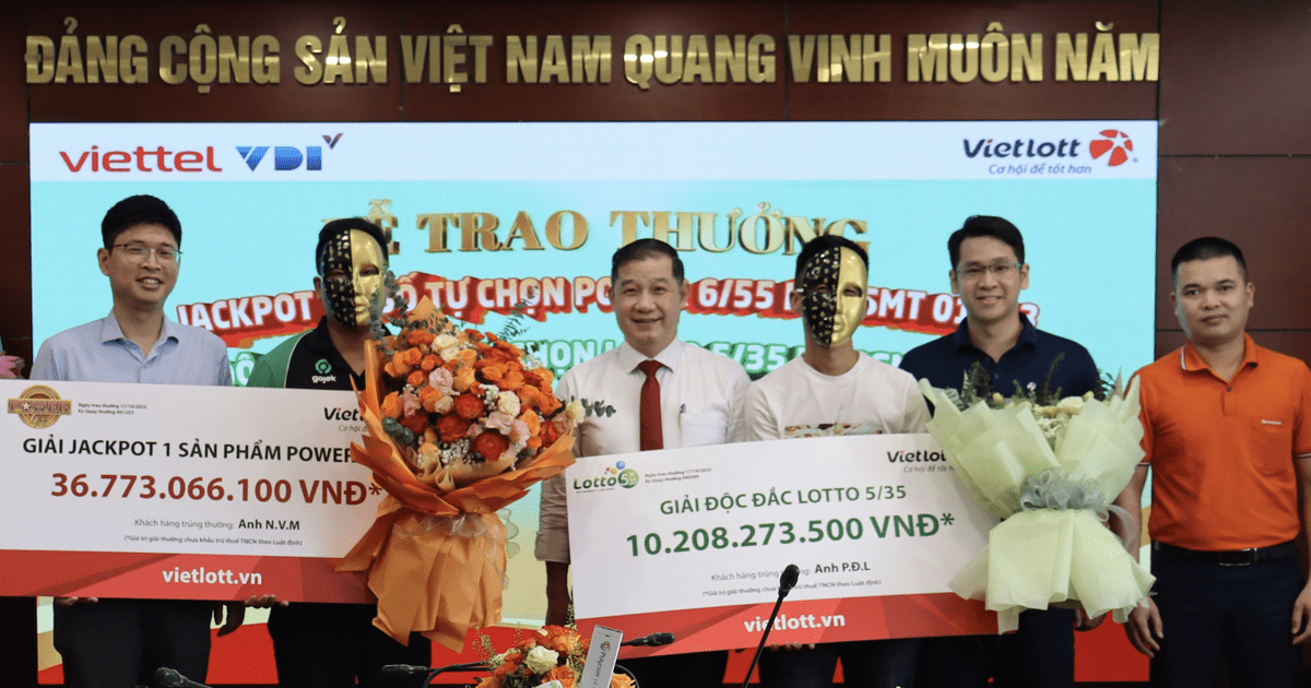 Một ngày, có hai ‘tỉ phú’ Vietlott mới xuất hiện Một ngày, có hai ‘tỉ phú’ Vietlott mới xuất hiện