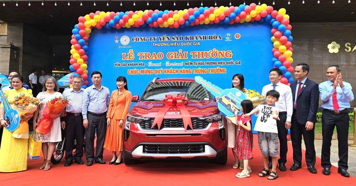 Mua yến sào, khách hàng ở Đắk Lắk trúng ô tô Mua yến sào, khách hàng ở Đắk Lắk trúng ô tô