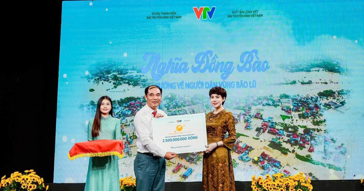 Sunshine Group góp 2,5 tỉ đồng cùng Quỹ Tấm lòng Việt hỗ trợ người dân vùng lũ