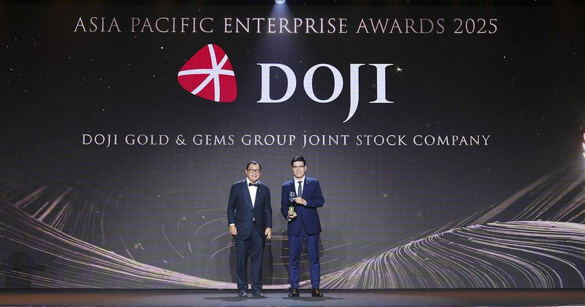 Tập đoàn DOJI liên tiếp được vinh danh những giải thưởng uy tín Tập đoàn DOJI liên tiếp được vinh danh những giải thưởng uy tín