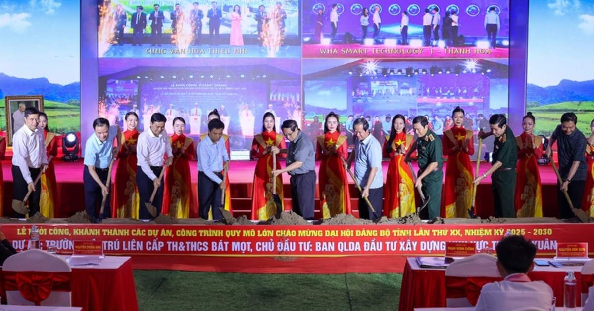 Thanh Hóa khởi công 4 dự án lớn trị giá 5.400 tỷ đồng