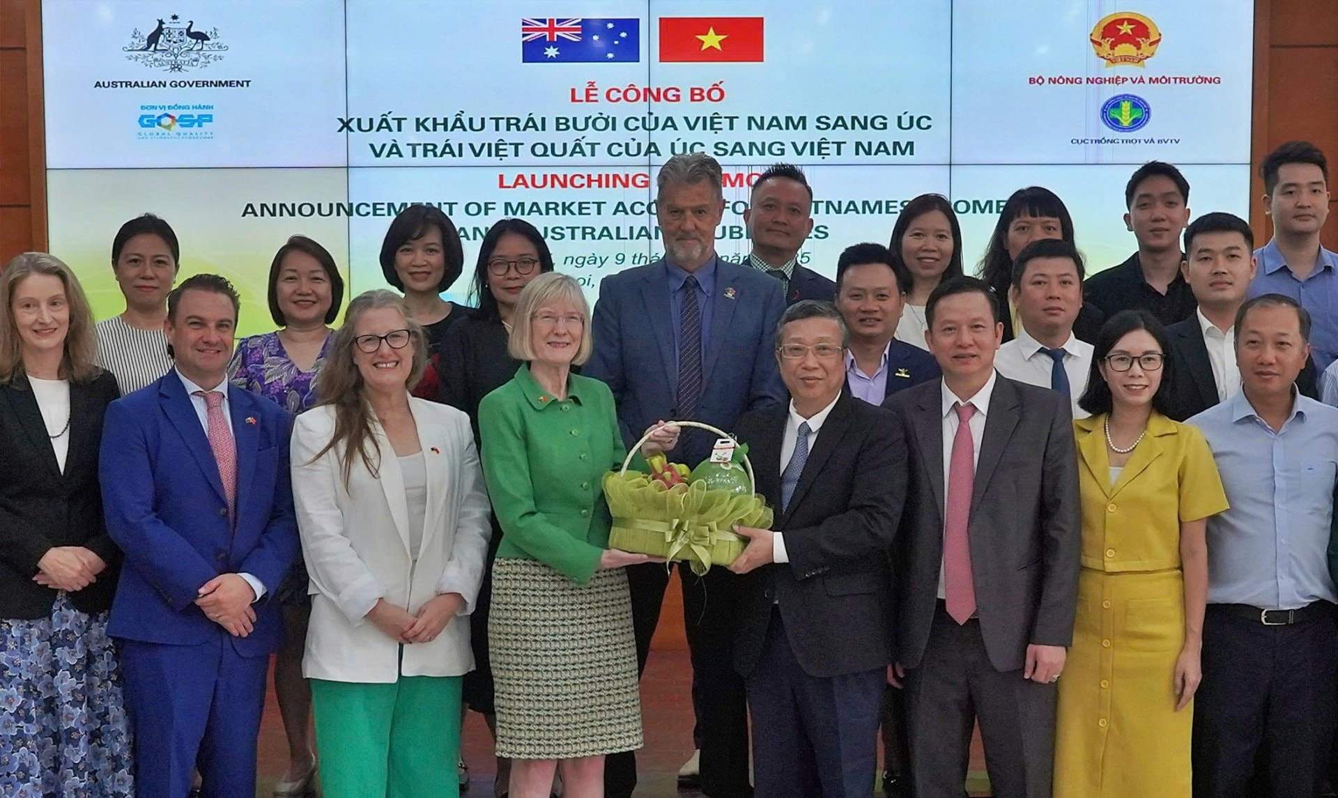Trái bưởi Việt Nam chính thức chinh phục thị trường Australia