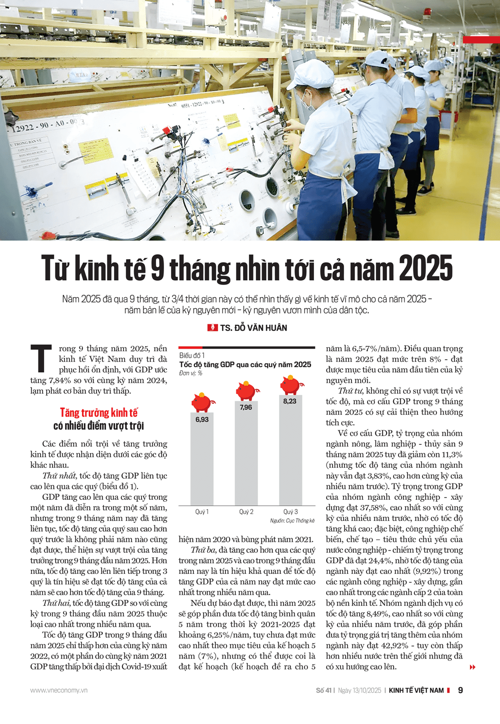 Từ kinh tế 9 tháng nhìn tới cả năm 2025