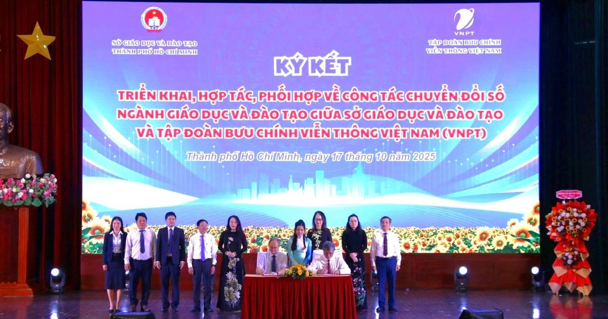 VNPT TP.HCM và sở GD&ĐT bắt tay thúc đẩy chuyển đổi số giáo dục VNPT TP.HCM và sở GD&ĐT bắt tay thúc đẩy chuyển đổi số giáo dục