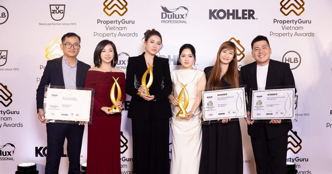 KITA Group lập hat-trick tại PropertyGuru Vietnam Property Awards 2025