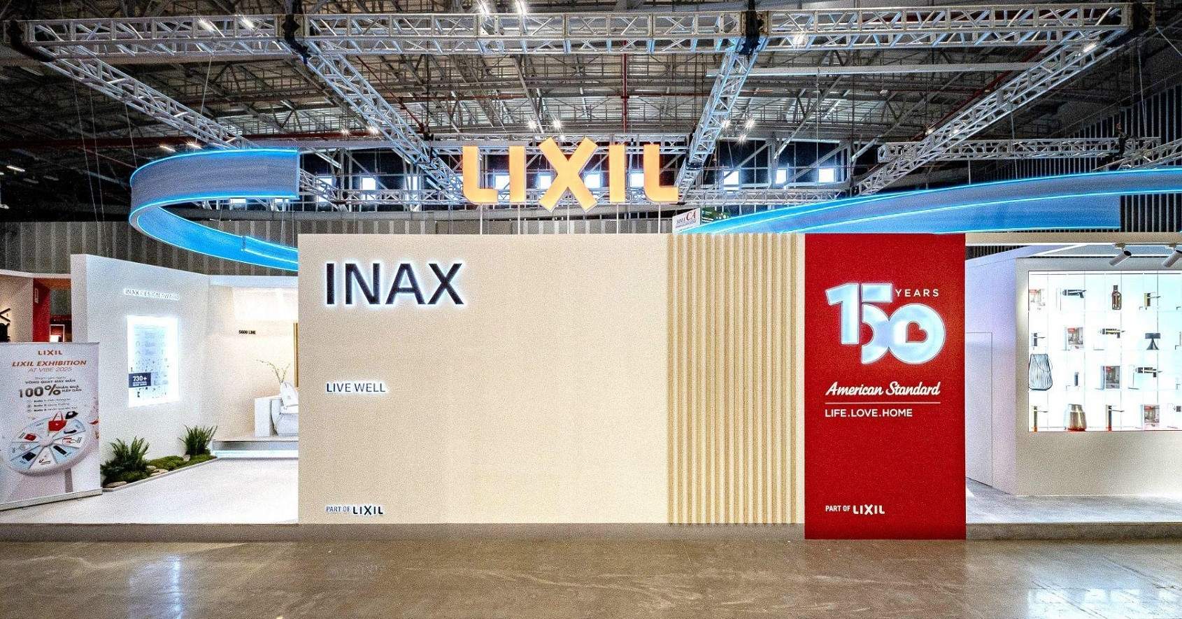 LIXIL gây ấn tượng với 3 thương hiệu phòng tắm