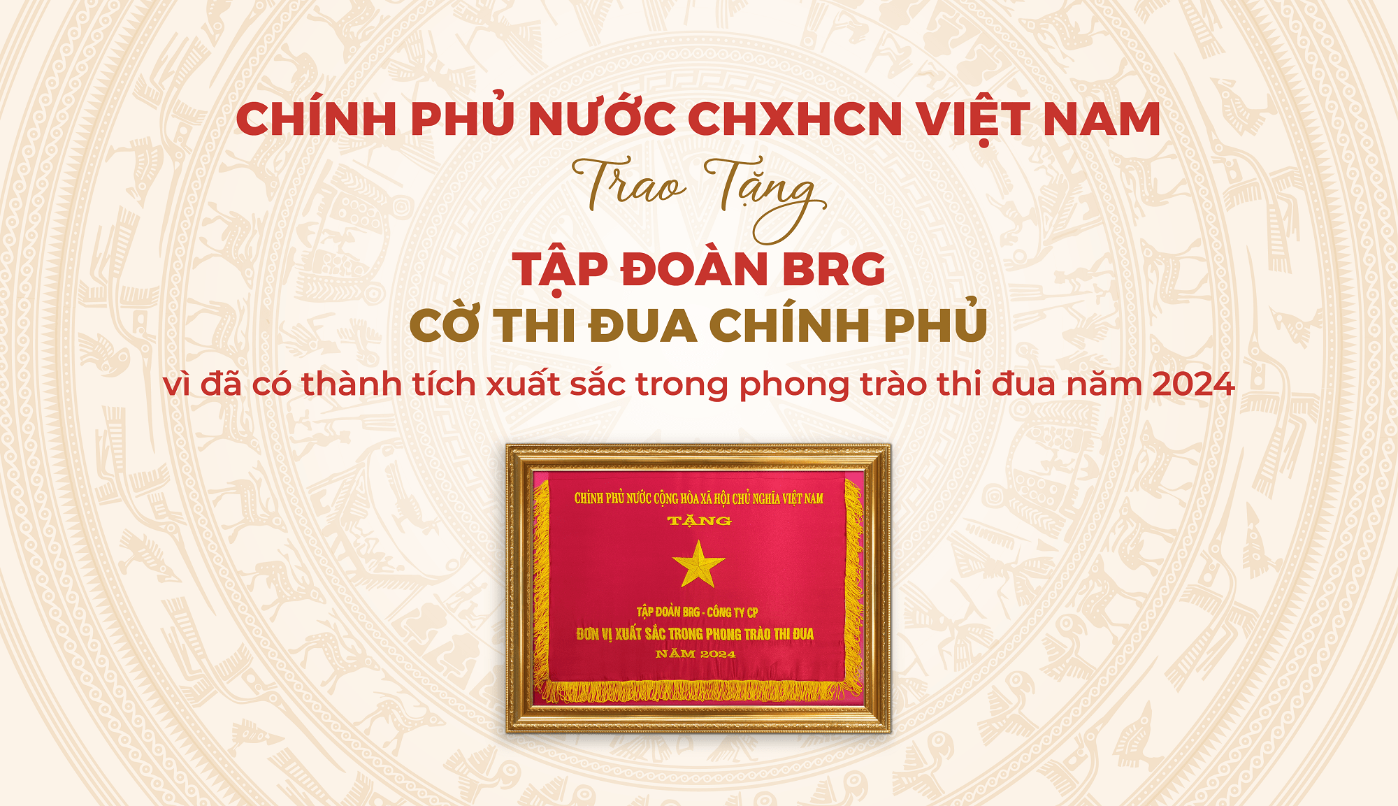 Tập đoàn BRG được Chính phủ trao tặng Cờ Thi đua