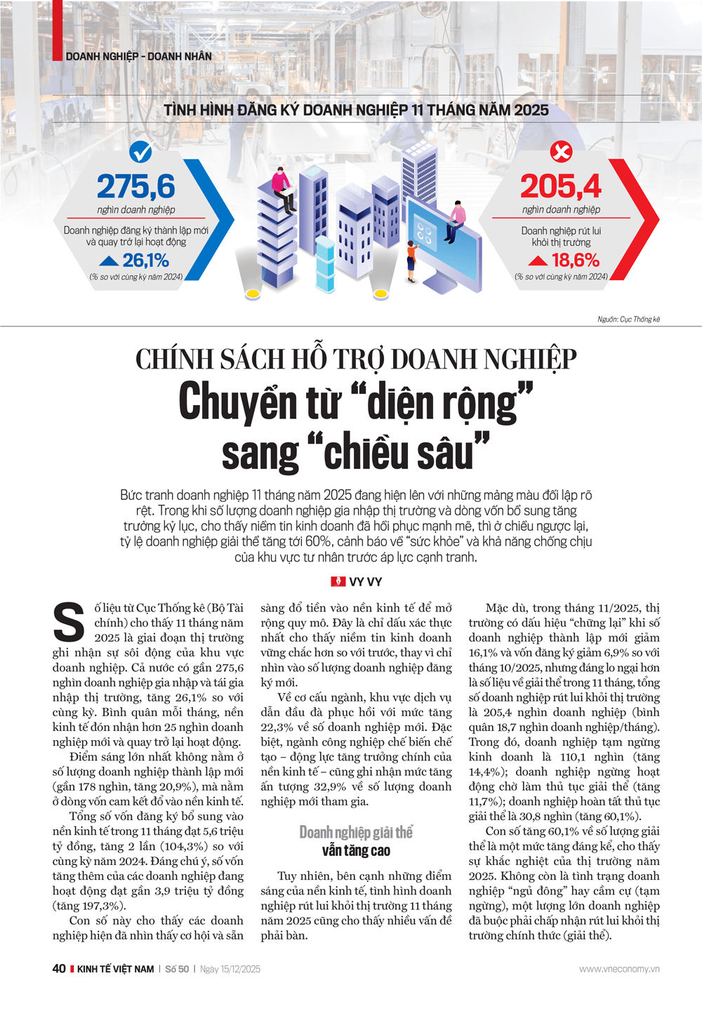 Chính sách hỗ trợ doanh nghiệp: Chuyển từ “diện rộng” sang “chiều sâu”