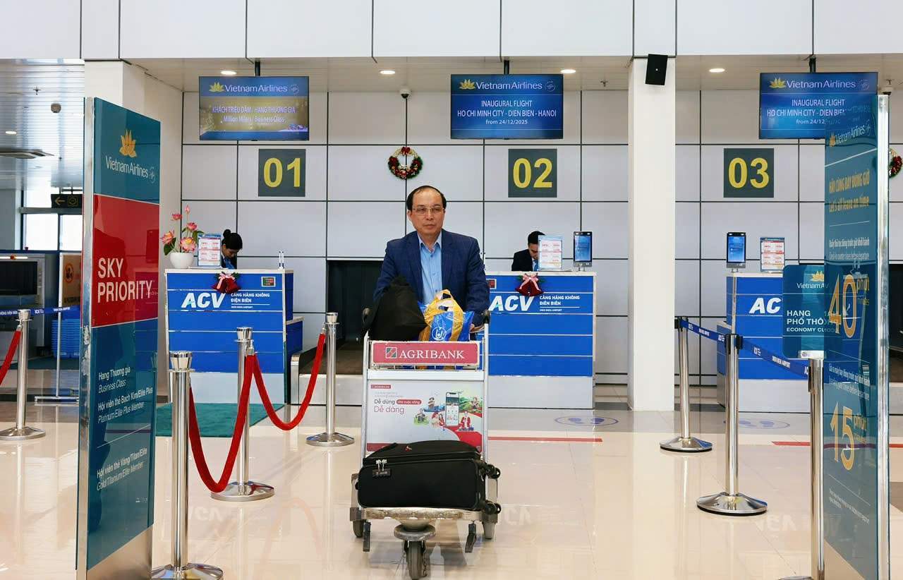Chuyến bay đầu tiên kết nối TP. HCM – Điện Biên của Vietnam Airlines chính thức cất cánh