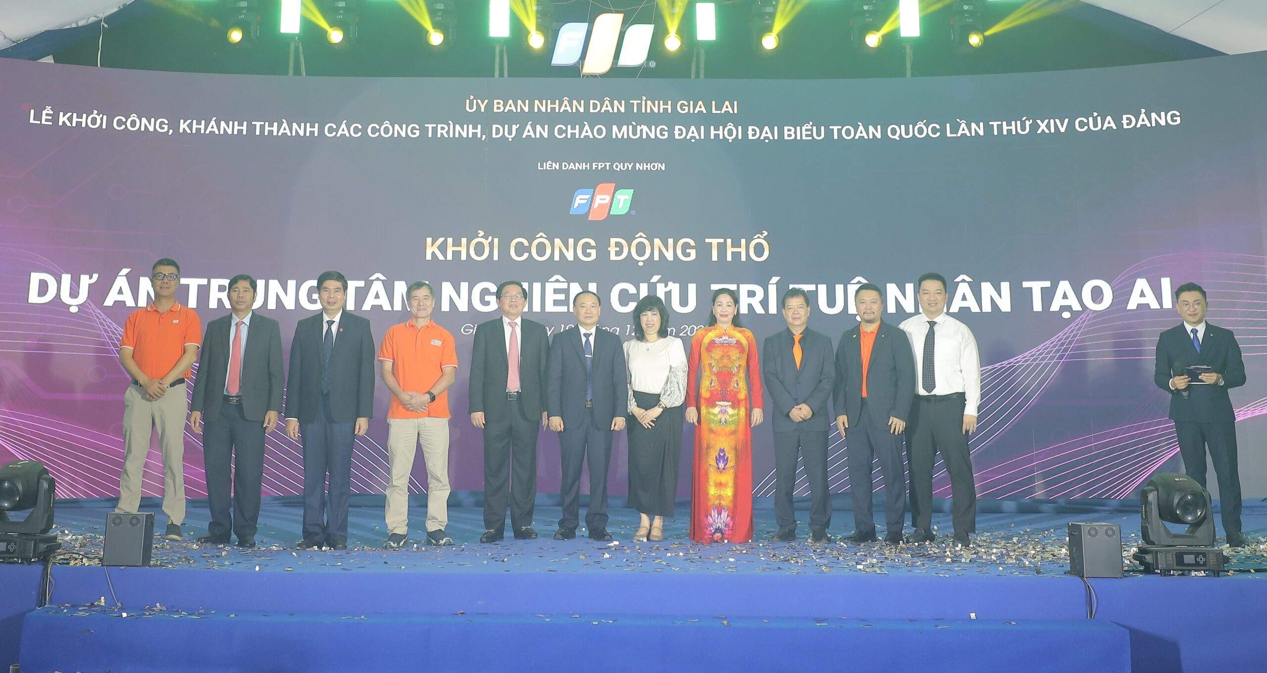 FPT khởi công, động thổ hai công trình trọng điểm chào mừng Đại hội XIV của Đảng