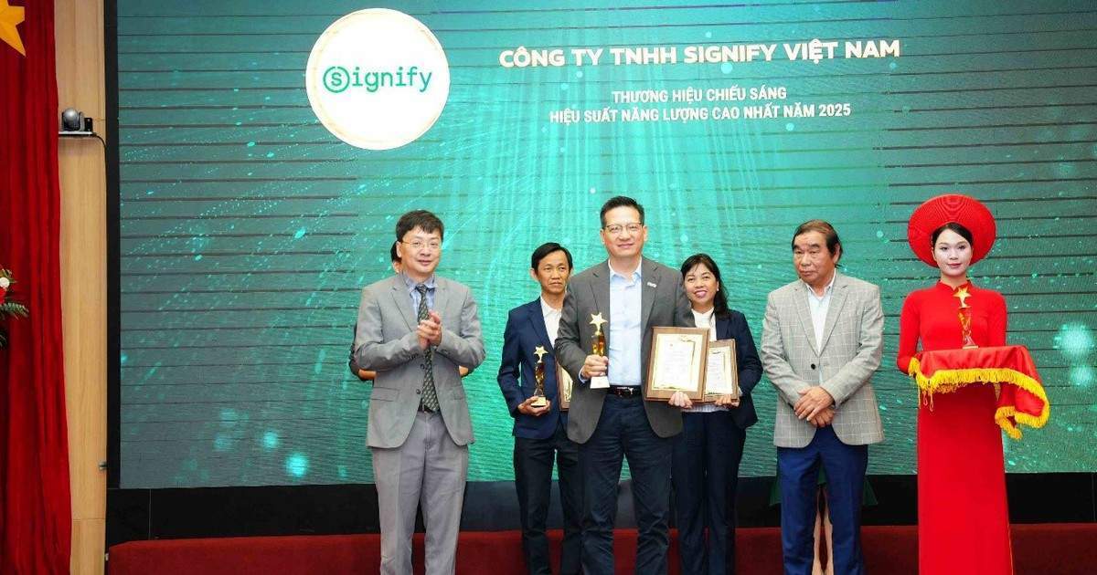Signify 4 năm liền đạt giải Hiệu suất Năng lượng cao nhất
