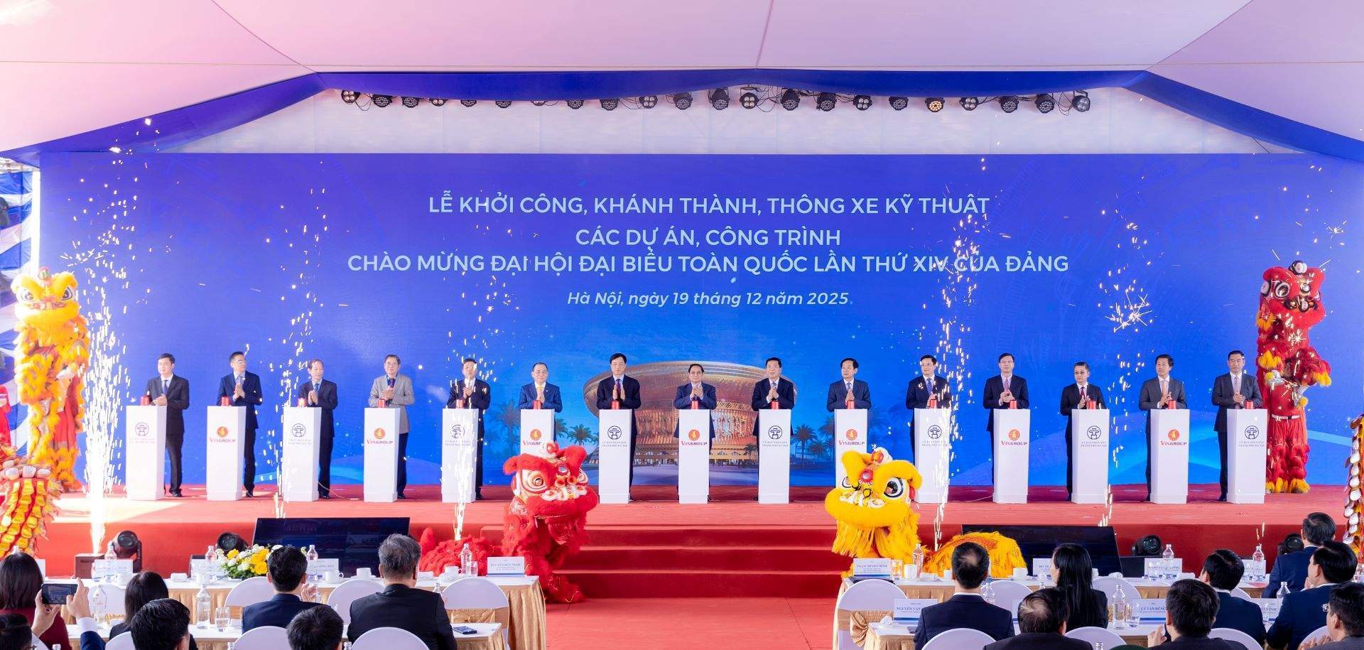Tập đoàn Vingroup đồng loạt khởi công, khai trương 11 công trình trọng điểm trên toàn quốc