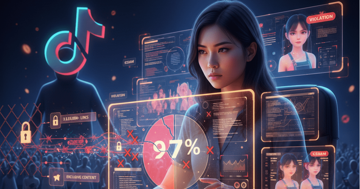 TikTok nói gỡ 97% nội dung độc hại, nhưng video AI khiêu dâm trẻ em vẫn hút triệu lượt thích