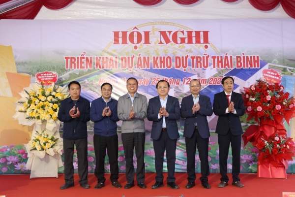 Triển khai xây dựng Dự án Kho dự trữ Thái Bình