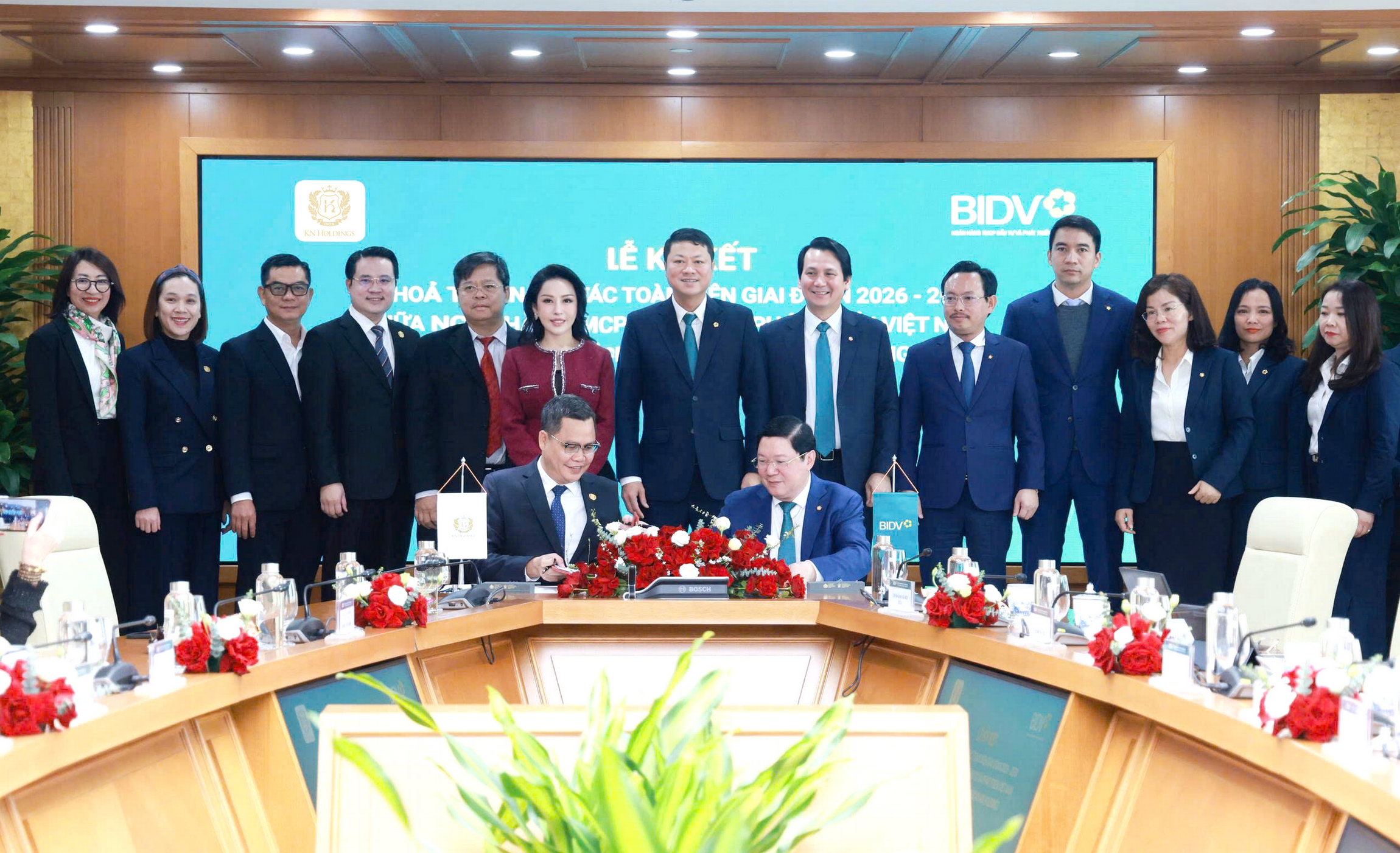 BIDV và KN Holdings tăng cường hợp tác toàn diện hướng tới phát triển bền vững