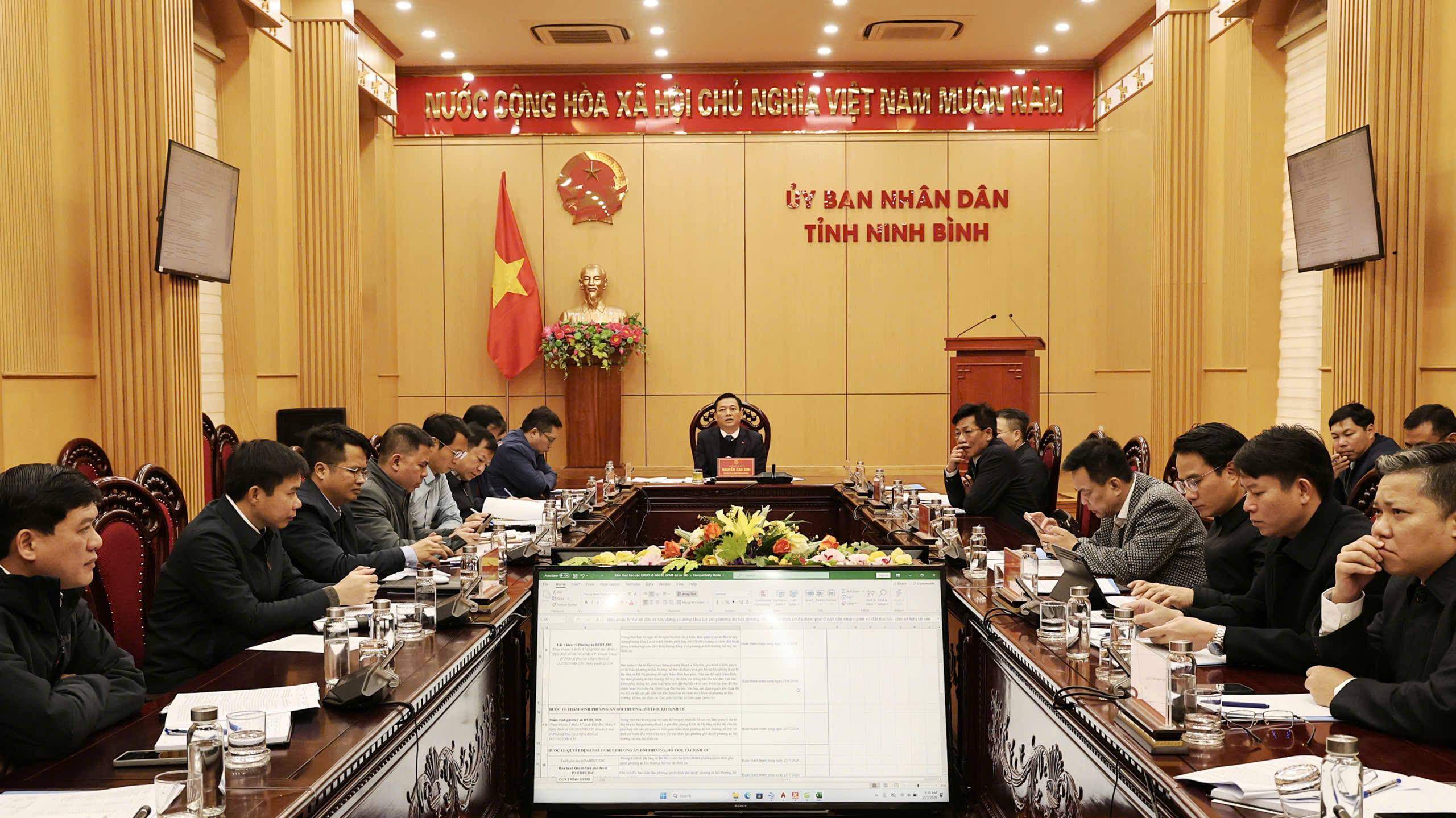 Ninh Bình thúc tiến độ loạt dự án giao thông trọng điểm phục vụ phát triển du lịch