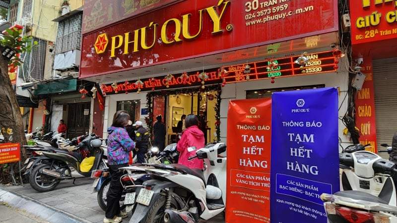 Tăng sốc, một thương hiệu hết vàng bán ra