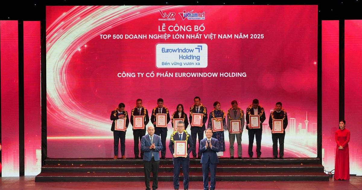 VNR500 năm 2025 – Dấu ấn sinh thái Eurowindow Holding
