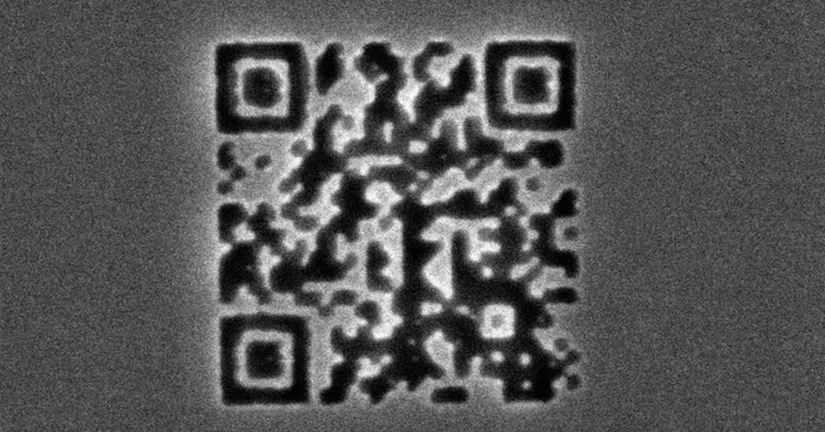 Mã QR nhỏ nhất thế giới: Nhỏ hơn vi khuẩn, mắt thường ‘bó tay’