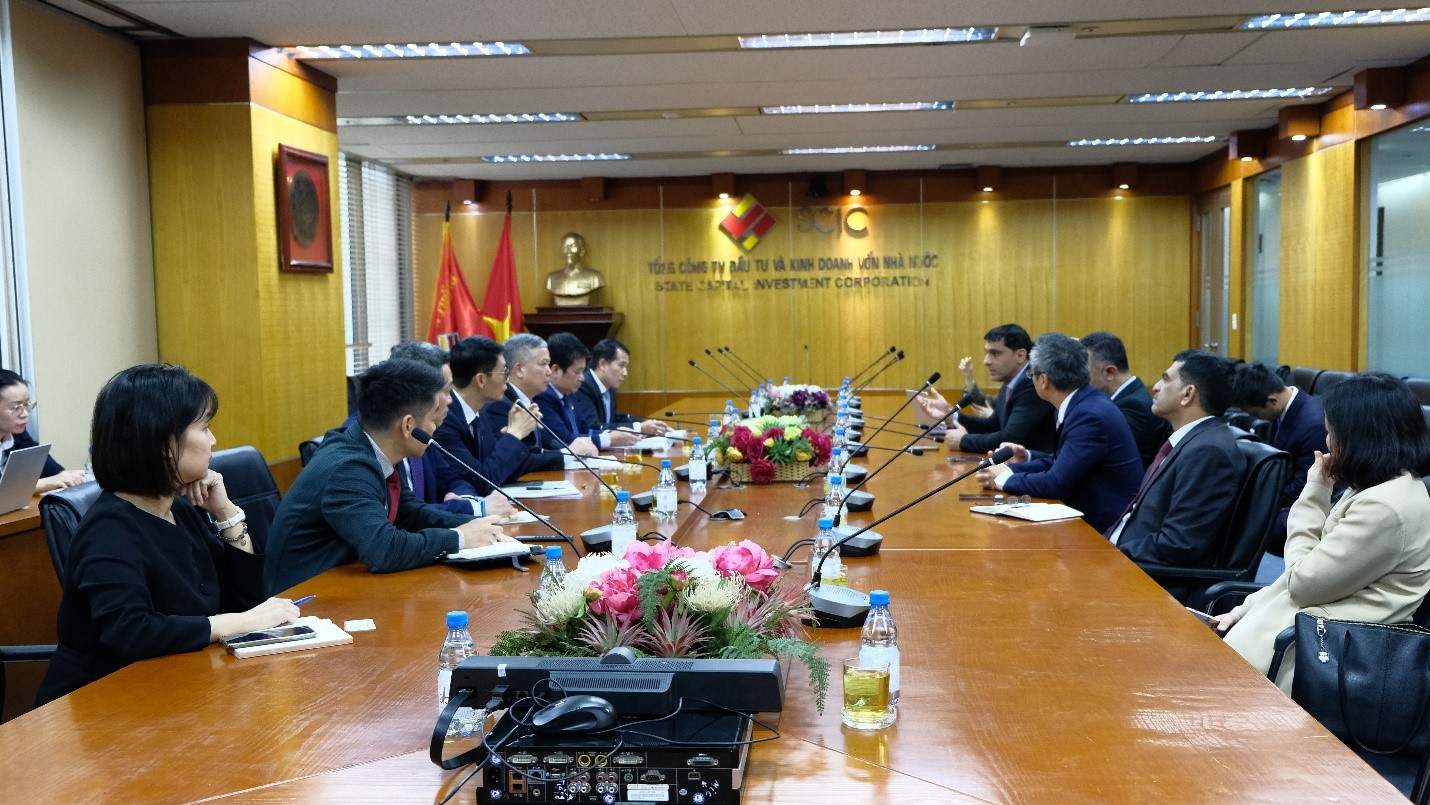 SCIC tiếp đoàn cơ quan Đầu tư Chính phủ Oman thúc đẩy hợp tác hai bên
