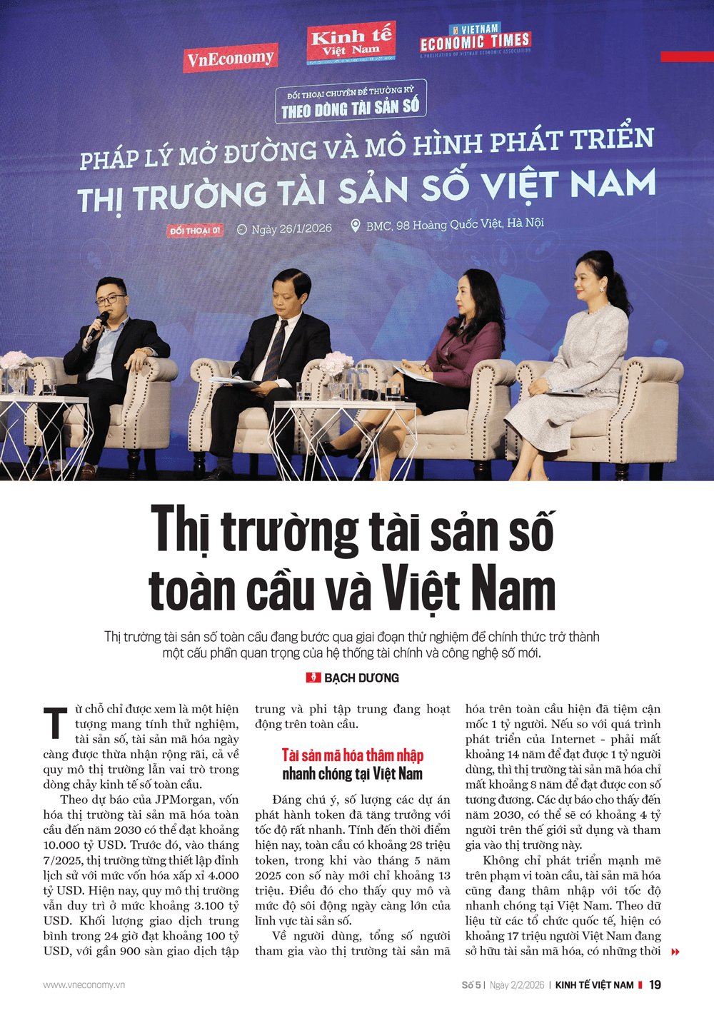 Thị trường tài sản số toàn cầu và Việt Nam