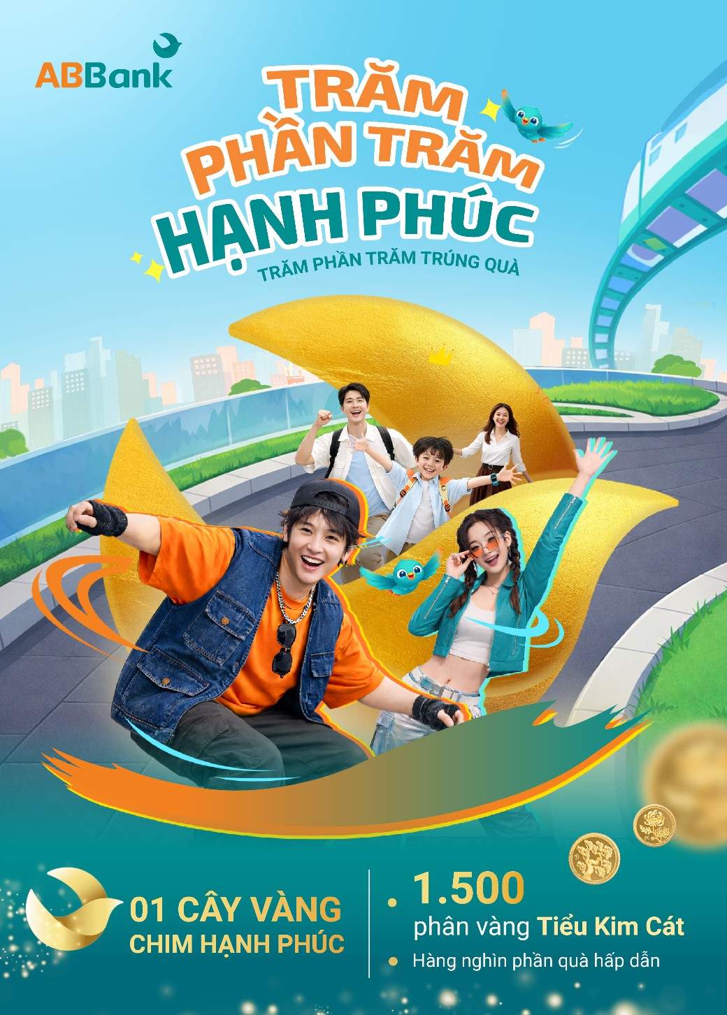ABBank triển khai chương trình “Trăm phần trăm Hạnh phúc” ABBank triển khai chương trình “Trăm phần trăm Hạnh phúc”