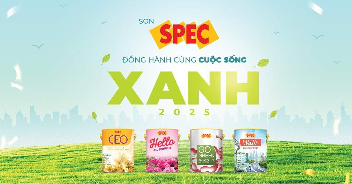 Chương trình ‘Sơn SPEC – Đồng hành cùng cuộc sống xanh’ công bố khách hàng trúng thưởng