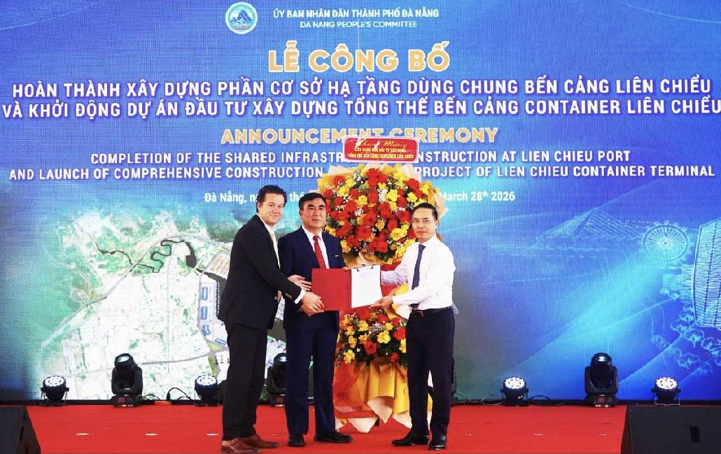 Hoàn thành Hợp phần cơ sở hạ tầng dùng chung cảng Liên Chiểu