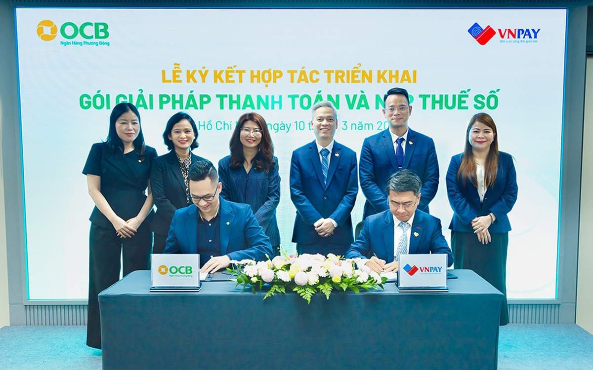OCB và VNPAY “mở lối” giúp doanh nghiệp, hộ kinh doanh dễ dàng tiếp cận thuế số OCB và VNPAY “mở lối” giúp doanh nghiệp, hộ kinh doanh dễ dàng tiếp cận thuế số