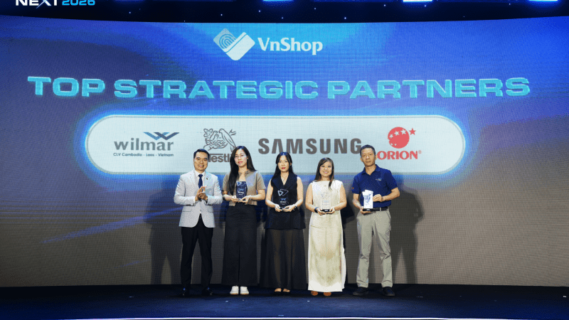 Loạt thương hiệu được vinh danh tại sự kiện VnShop, nền tảng phát triển hướng tới sự an tâm