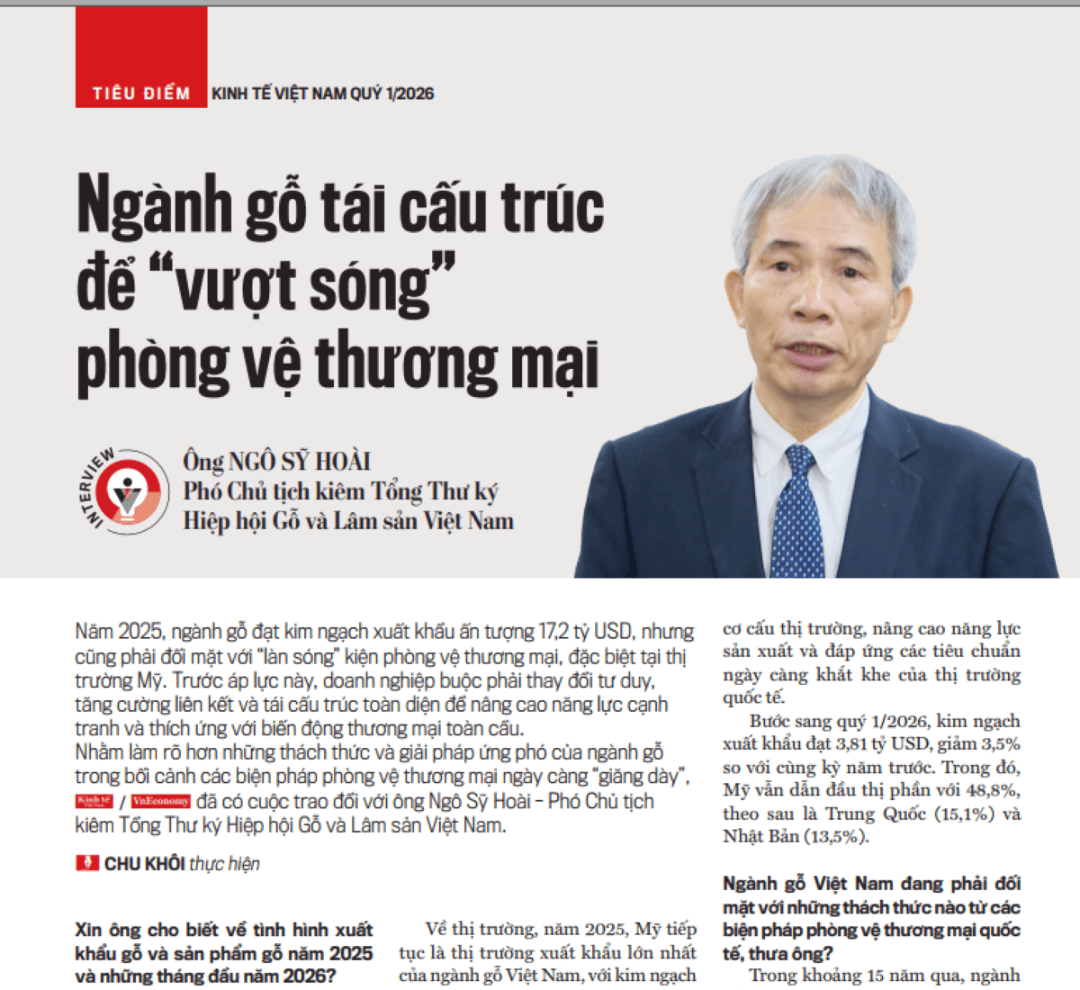Ngành gỗ tái cấu trúc để “vượt sóng” phòng vệ thương mại