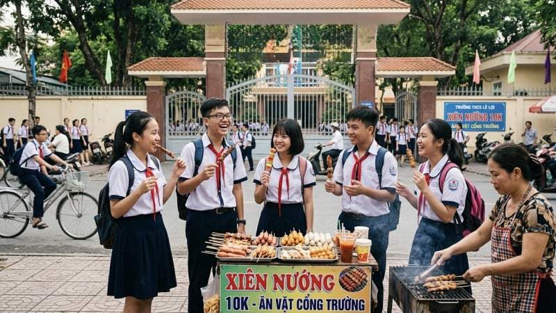 Sao đồ ăn vặt không rõ xuất xứ vẫn sống khỏe quanh trường học? Nhìn từ khoảng trống quản lý Sao đồ ăn vặt không rõ xuất xứ vẫn sống khỏe quanh trường học? Nhìn từ khoảng trống quản lý