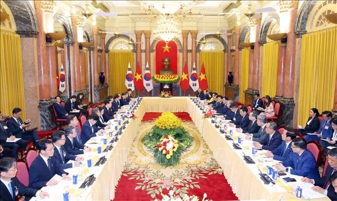 Việt Nam – Hàn Quốc thúc đẩy liên kết chiến lược, hướng tới mục tiêu thương mại 150 tỷ USD
