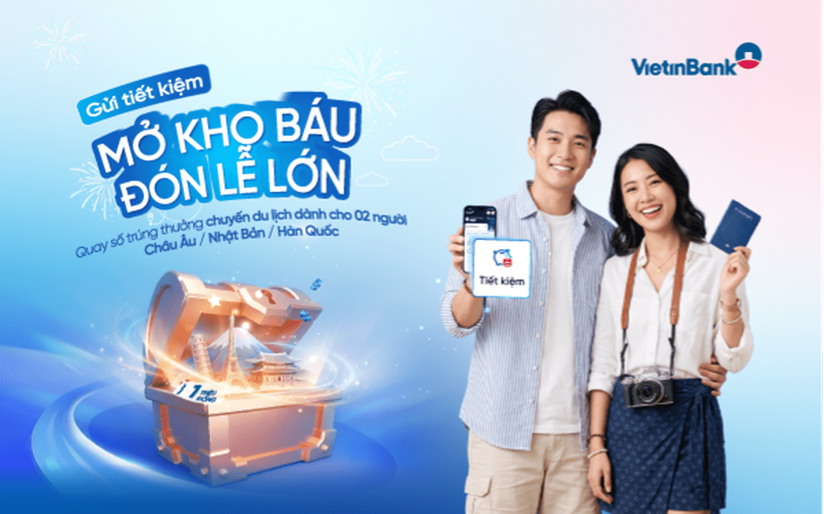 VietinBank triển khai ưu đãi “Gửi tiết kiệm – Mở kho báu – Đón Lễ lớn” chào mừng 30/4 VietinBank triển khai ưu đãi “Gửi tiết kiệm – Mở kho báu – Đón Lễ lớn” chào mừng 30/4